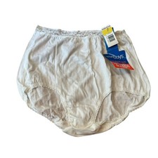 Vintage Maidenform Wise Buys 100 Cotton Panties Sz 7 New NOS White 40523