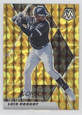 2021 Panini Mosaic Reactive Yellow Mosaic Prizm Luis Robert #60 6ks