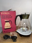 PYREX Carafe with Electric Warming Plate 10 Cup Original Box Mint Vintage