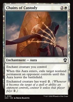 Chains of Custody 139 NM Secrets of Strixhaven Commander MTG SI