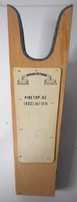 Doubletree Western Wear Boot Jack Wooden Cowboy Boot Remover Leather Pinetop Az