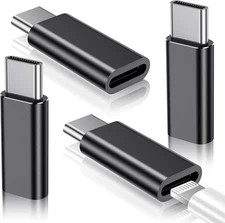 Temdan 4 Pack Lightning to USB C Adapter for iPhone 15/16 Pro/16 Pro