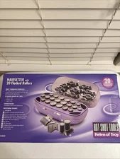 Helen Of Troy Hot Shot Tools Hairsetter 20 Flocked Rollers w/Clips 510352 NEW 
