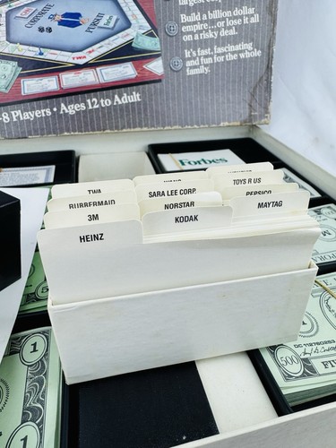 CORPORATE PURSUIT Stock Market Trading Game 1986 By Rachet - COMPLETE RARE HTF - Picture 3 of 8