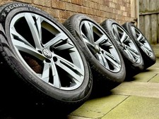 GENUINE 19” OEM VW Valencia Alloy Wheels 5NA601025AG Anthracite Concave 5x112