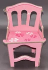 Pink Chair Barbie Mattel Vintage 1964 New Dream House Bedroom Cardboard Flowers