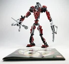LEGO Technic Bionicle 2005 #8756 Sidorak 100% w/spinner & man. no canister