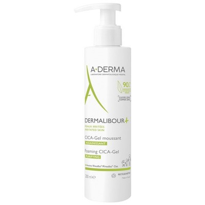 A-DERMA Dermalibour+ CICA - Schäumendes Gel 200 ml ist ein Gel, das die gereizte
