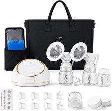 Electric Breast Pump F1 Pro, Micro-Vibration with Hospital-Grade Suction for Com