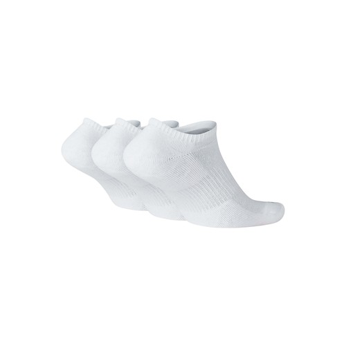 Nike Everyday Plus Cushioned 3 Pair No Show Socks Unisex Adult - WHITE LARGE - Picture 4 of 4