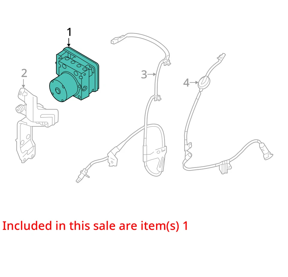 Módulo de control de bomba ABS Hyundai Accent XRTKB Foto 3 de 4