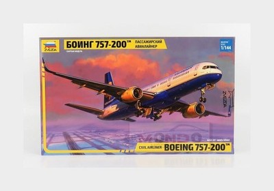 1:144 ZVEZDA Boeing 757-200 Airplane Civil Airliner 1982 Kit
