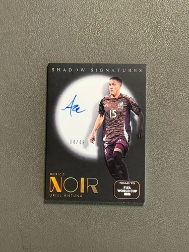 2025-26 PANINI NOIR ROAD TO FIFA WORLD CUP URIEL  ANTUNA/49 Auto