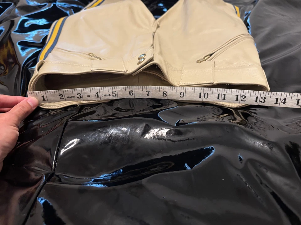 Pantalones de uniforme de cuero CHP de Rough Trade Gear, XS a XXS, acolchado trasero Foto 3 de 4