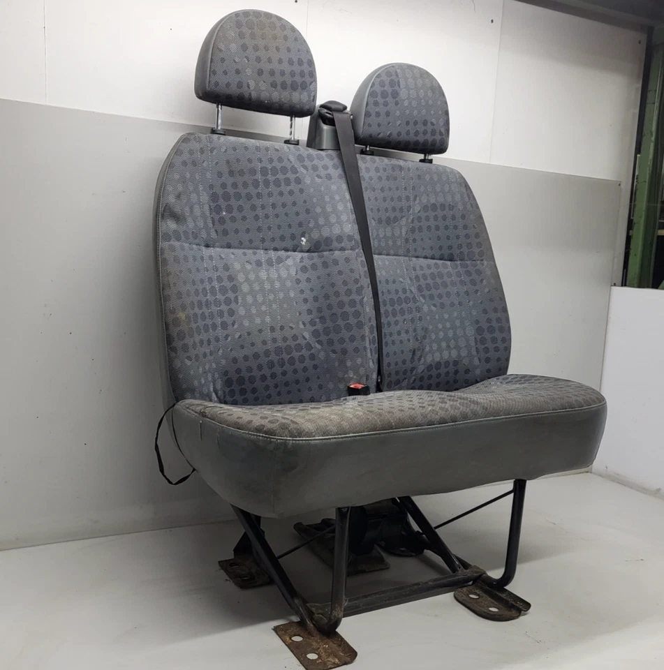 Ford Transit MK6 Sitz Sitzbank Doppelsitzbank vorne rechts Beifahrer (01) - Bild 3 von 4