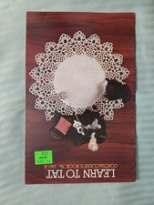 Coats  Clark Learn to Tat Book 240-A Vintage 1974 Tatting Patterns