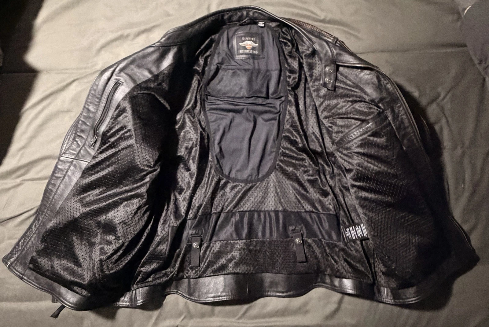 Harley-Davidson Men's Leather Jacket 2XL - product detail image 2