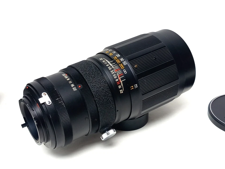 Soligor Camera Lens Tele- Auto 1:3.5  f-200mm  Minolta MD mount with Case, Caps - Image 3 of 4