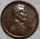 About Uncirculated 1913-S Lincoln Cent, Lustrous, Chocolate-Brown specimen.