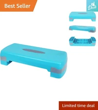 Adjustable Aerobic Step Platform - 27-Inch Non-Slip Trainer for Home Workouts