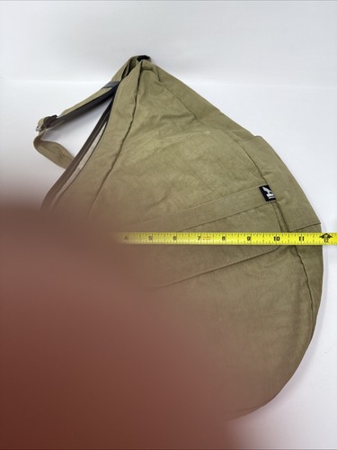Vtg Ameribag Healthy Back Sling Travel Tote Bag Crossbody Tan - Picture 6 of 6