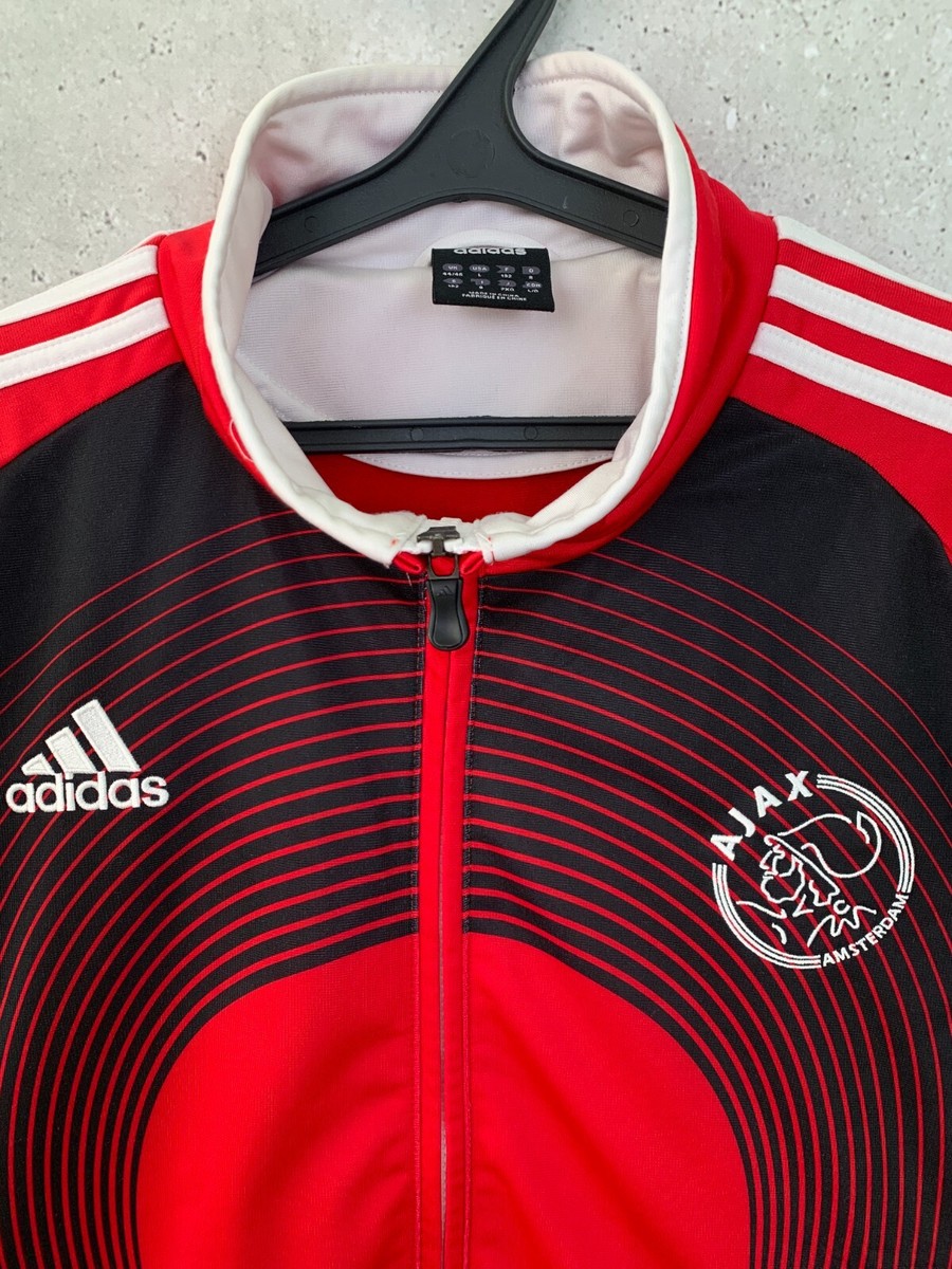 AJAX AMSTERDAM 2006 2008 TRAINING FOOTBALL JACKET ADIDAS TRACK
