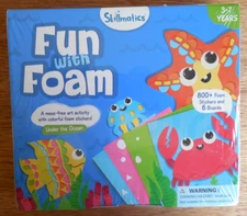 NEW/SEALED Skillmatics Fun with Foam "Under the Ocean" Mess-Free Art Activity