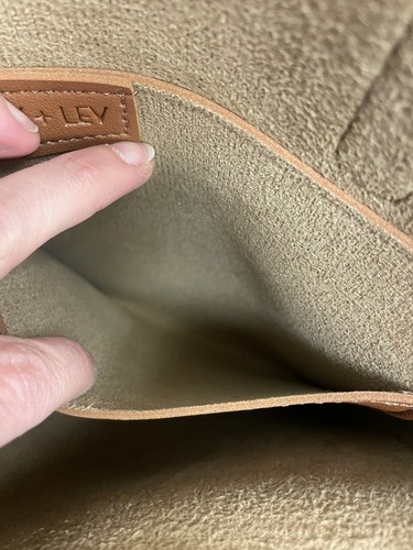 Borsa tote vegana Henny e Lev nuova senza etichette in cognac - Foto 12 di 14