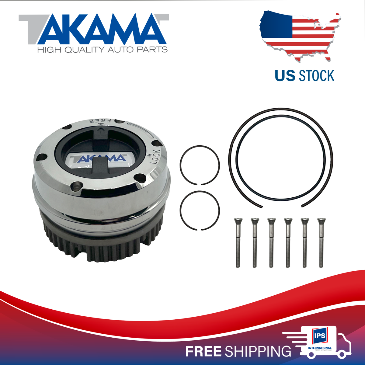 2pcs TAKAMA LOCKING HUBS For FORD CHEVY DODGE DANA 44 AVM 418