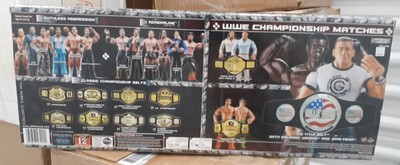 WWE Jakks Wrestling US Spinning Belt John Cena & Orlando Jordan 