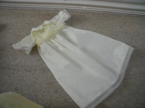 UNUSUAL COLECO VINTAGE CABBAGE PATCH DOLL PARTY DRESS APPROX 15" LONG