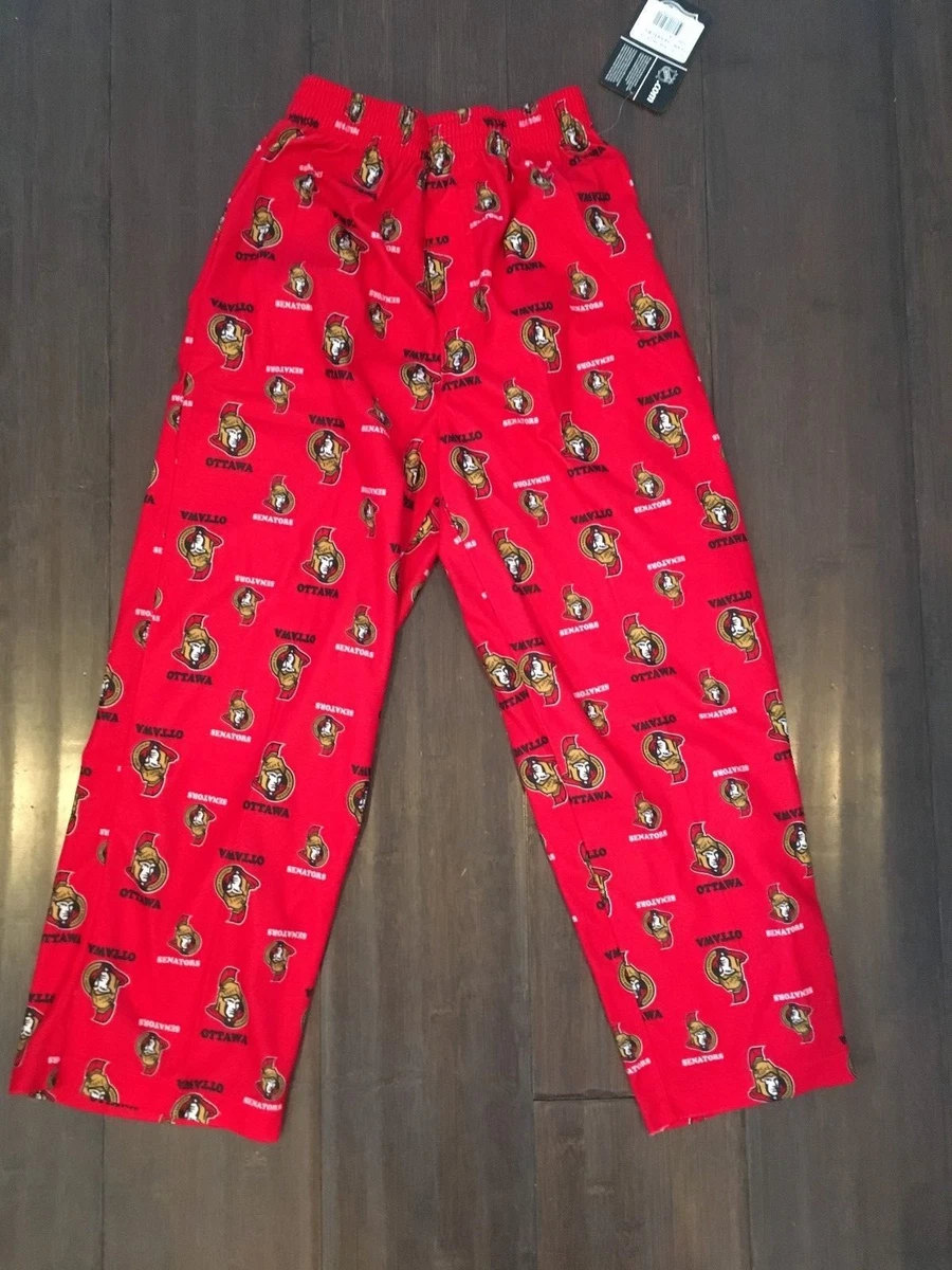 Ottawa Senators NEW Youth Small 4 Printed Pajama Pant . PJ NHL