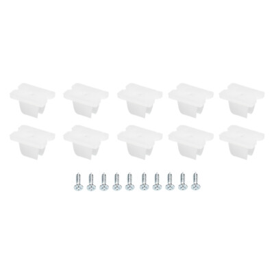 100x LED Neon Mounting Clips Holder Bracket Support Fixing Clamp Fit 5mm to 6mm