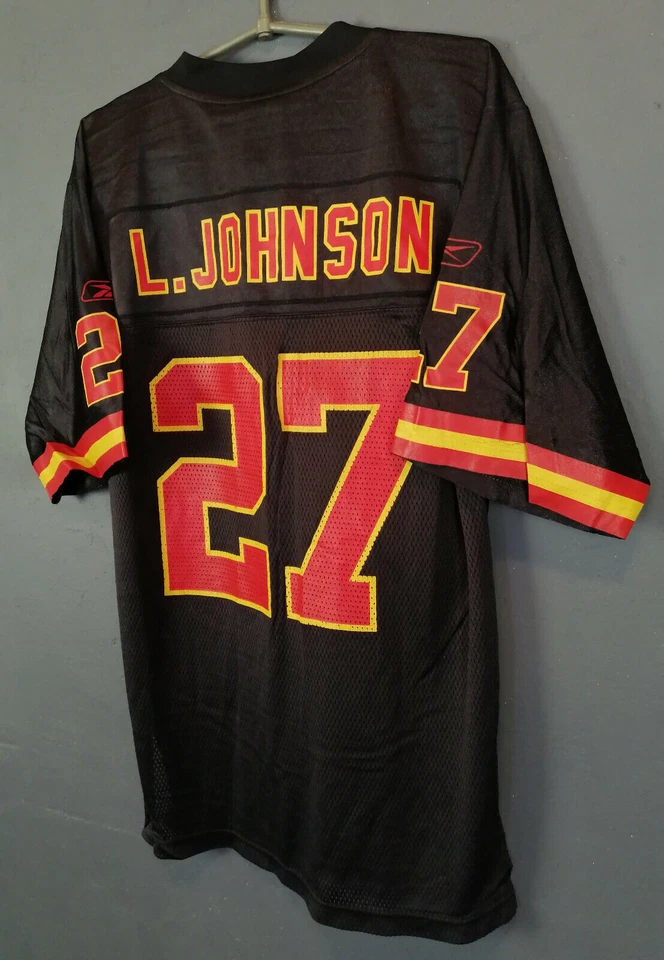 CAMISETA DE FÚTBOL AMERICANO HOMBRE REEBOK LARRY JOHNSON #27 KANSAS CITY CHIEFS NFL TALLA S Foto 3 de 4