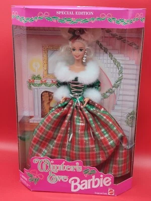 1994 Mattel Winter's Eve Barbie Blonde Doll Special Edition #13613 NRFB