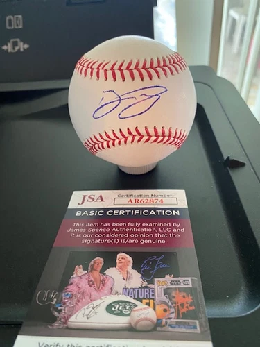 BO BICHETTE NEW YORK METS SIGNED OMLB BASEBALL  JSA COA