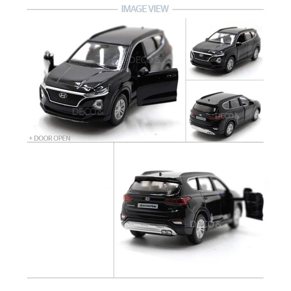 现代汽车 [Santa Fe TM] 迷你压铸 1: 38 比例微型展示玩具 — 第 4/4 张图片