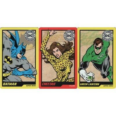 DC Comics Arcade Series 1 Coin Pusher Cards Classic Cheeta Batman Green Lantern