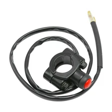 For Motorcycle Scooter ATV Engine Start Stop Billet Kill Switch Button Handlebar