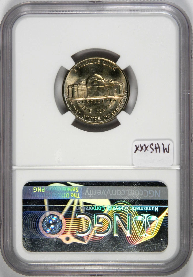 1959-D JEFFERSON NICKEL ~ SHARP SUPER GEM NGC MS67! - Image 4 of 4
