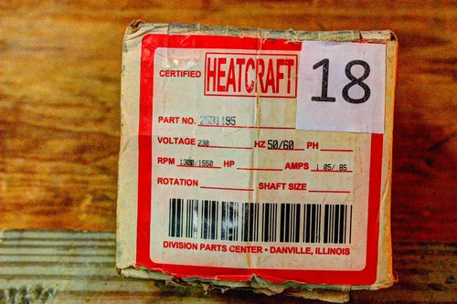 Heatcraft 2531195 motor (M18)