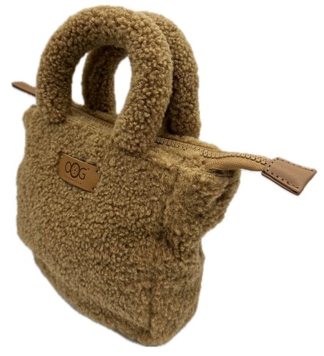 OOG teddy fur plush small bag wool shoulder bag handle bag tote bag - Picture 33 of 37