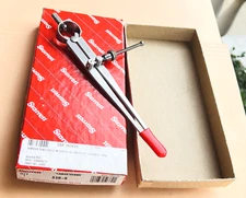 New! STARRETT No. 83B-6 Spring-Type Dividers W/Flat Legs;  6.0” Size & Capacity.