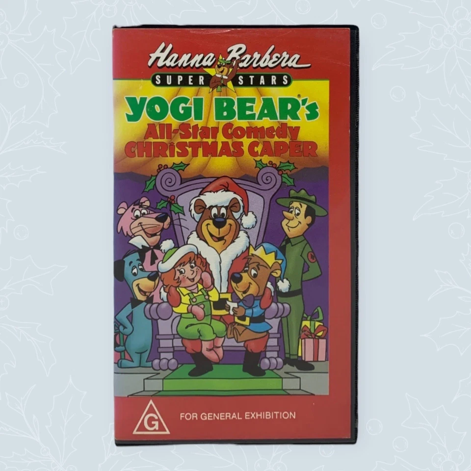 Yogi Bear's All-Star Comedy Christmas Caper VHS Tape (Hanna Barbera, 1989) - PAL - Image 2 of 4