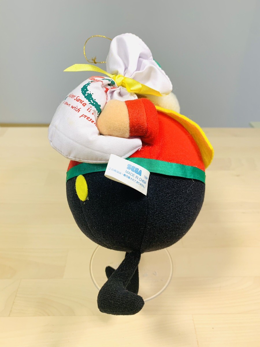 ソニック ドクターエッグマン サンタクリスマス 1994年 セガぬいぐるみ Sonic Robotnik Dr Eggman Christmas Plush Doll SEGA 1994