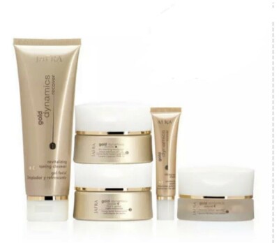 Jafra Gold Dynamics 5 Pc Bundle Cleanserday Night Andeye Creams 