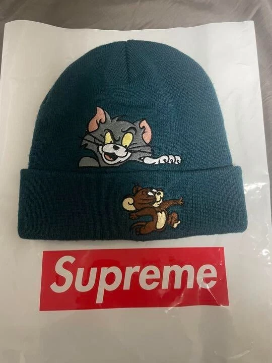 Supreme Tom & Jerry Beanie Black