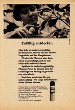 3w6291/ Alte Reklame von 1966 &ndash; Pflanzen PARAL &ndash; vernichtet alle Pflanzensch&auml;dli