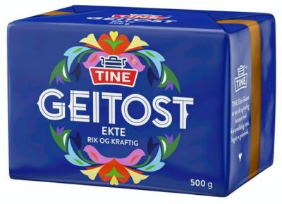 Tine Ekte Geitost FG33 Fresh Norwegian brunost / brown cheese from ...