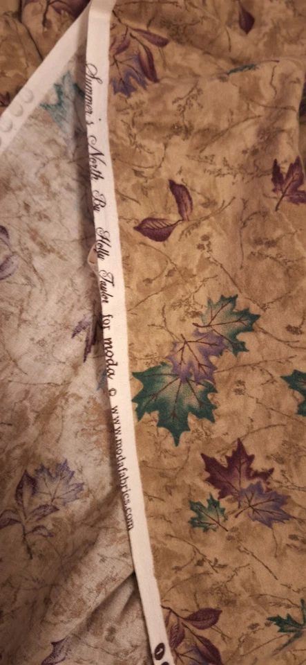 Holly Taylor "Summers North" Cotton Flannel Moda Fabric 3yds x42" Fall & 30qtrs - Image 2 of 3